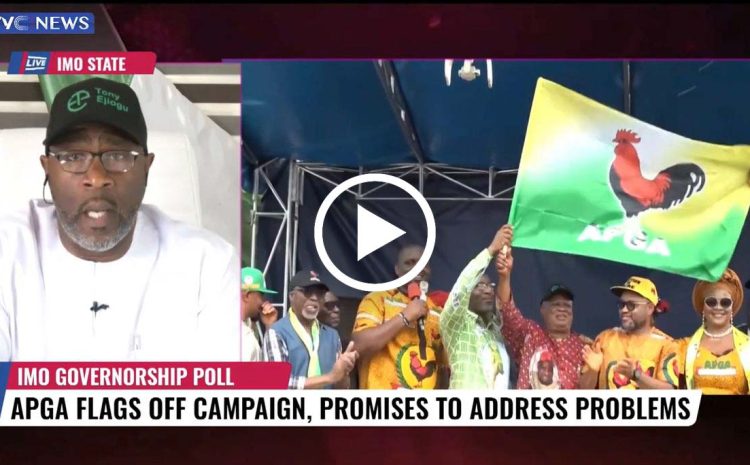  Imo Governorship Race: Tony Ejiogu of APGA Promises Solutions